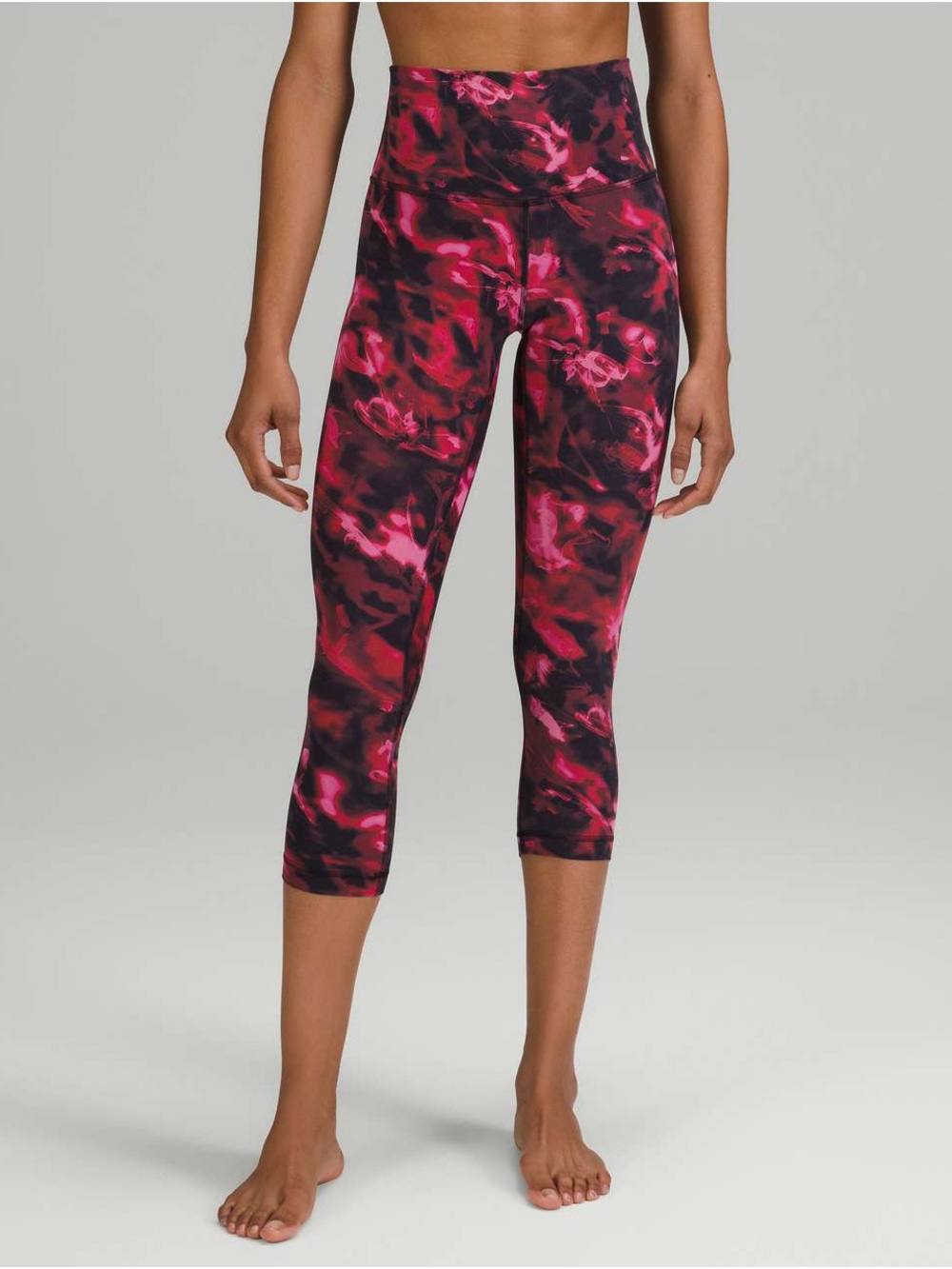 Lululemon Align High-Rise Crop 21" Size 6 Intensity Pink Blossom